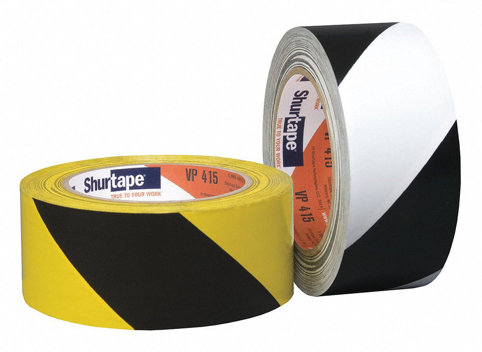Floor Marking Tape Black/Yellow PK24