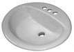 Bathroom Sink 20 x17 x8 White