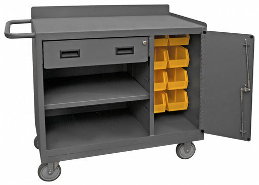 Mobile Cabinet Bench Steel 36 W 18 D