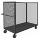 Mesh 3-Sided Cart 2400 lb Steel 66 in.