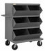 Mobile Storage Bin 2400 lb Steel 36 in.
