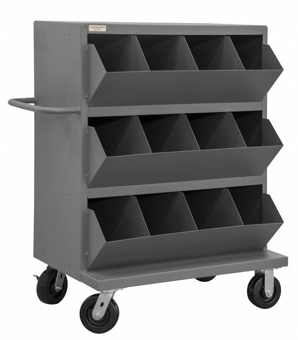 Mobile Storage Bin 2400 lb Steel 36 in.