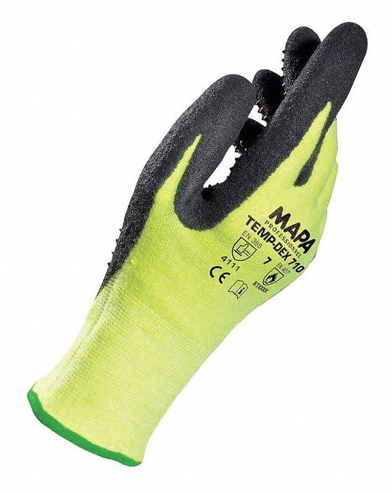 Heat Resistant Gloves Nitrile Ylw 9 PR