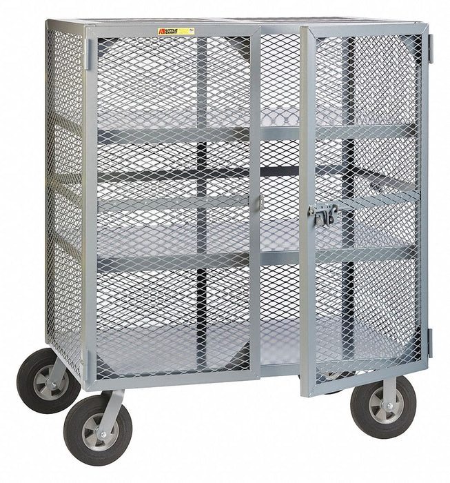 Security Cart 27 Wx48 Dx60 H Gray