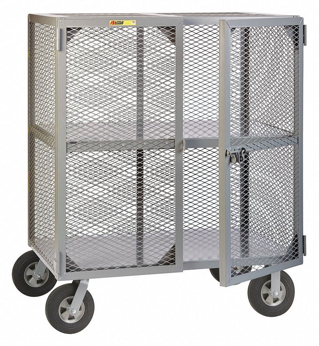 Security Cart 33 Wx48 Dx60 H Gray