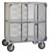 Security Cart 27 W x 48 D Gray Stel