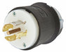 Locking Plug Black/White Nylon 4 Poles