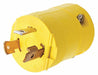 Locking Plug Yellow 2.0 HP 2 Poles