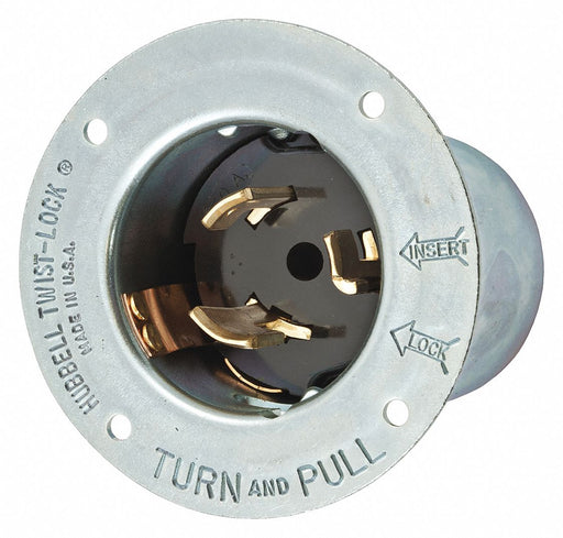 Flg LckInl 50 A Metallic Non-NEMA Steel
