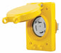 Locking Receptacle Yellow 120/208VAC 20A