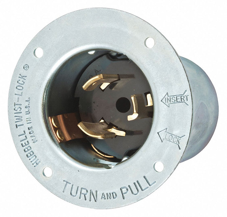 Flg LckInl 50 A Metallic Non-NEMA Steel