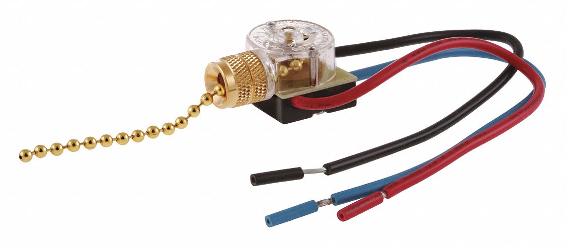 Pull Chain Switch On/On/On/Off