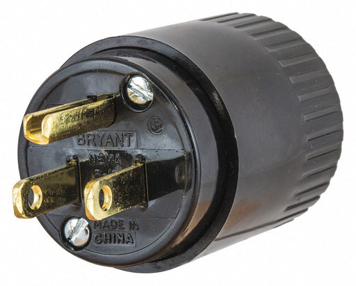 Straight Blade Plug Blk 15 A Stnd 5-15P