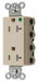 Receptacle Ivory 20 A 2P3W Back 1PK