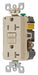 Recept Ivory 20 A GFCI 2P3W Bk Sd 1PK