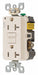 Recept Lt Almd 20 A GFCI 2P3W Bk Sd 1PK