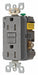 Receptacle Gray 15 A 2P3W Back Side 1PK