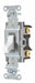 Wall Switch Wht 20A Back Side SnglPole