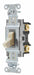 Wall Switch Ivory 15A Back Side SnglPole