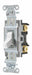 Wall Switch Wht 15A Back Side SnglPole