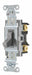 Wall Switch Gray 15A Back Side SnglPole