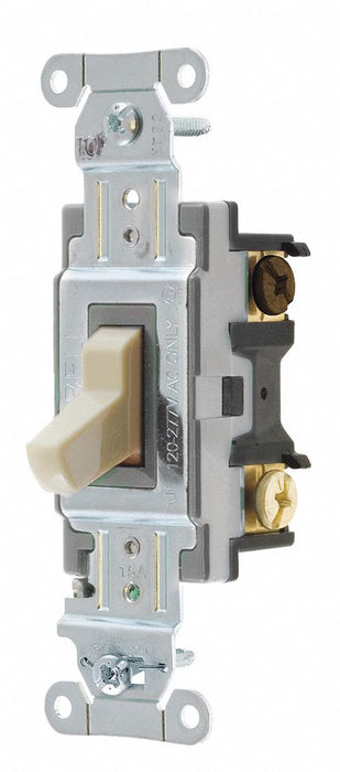 Wall Switch Ivory 15 A Back Side 3-Way