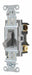 Wall Switch 20A Gray Toggle 1 to 2 HP