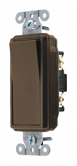 Wall Switch Brown 20 A Back Side 4-Way