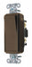 Wall Switch Brown 20 A Back Side 4-Way