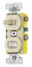 Combo Device Ivory 1P Switch/Pilot Light