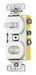 Combo Device White 1P Switch/Pilot Light