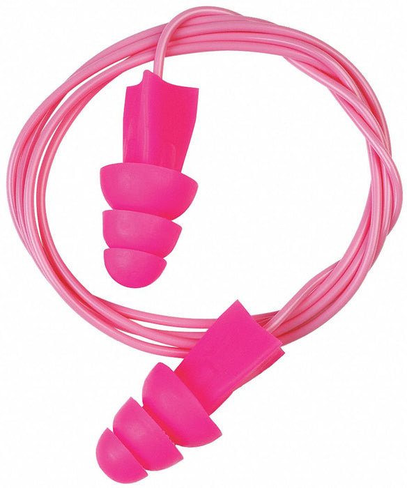 Ear Plugs Corded Flanged 27dB PK100