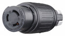 Locking Connector Black Nylon 2 Poles