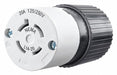 Locking Connector Black/White Nylon 20A