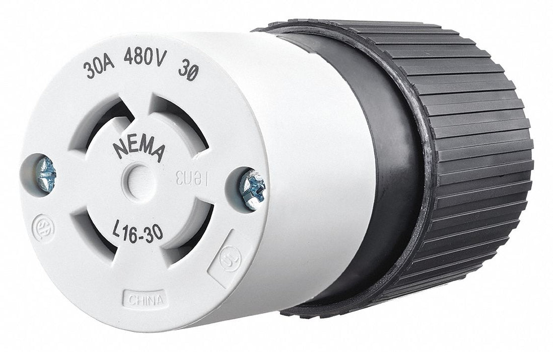 LKG CONN 30A 3PH 480V L16-30R B/W
