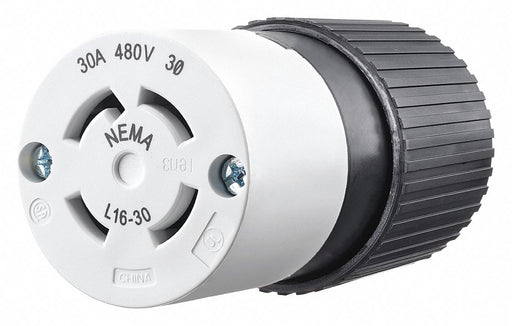 LKG CONN 30A 3PH 480V L16-30R B/W