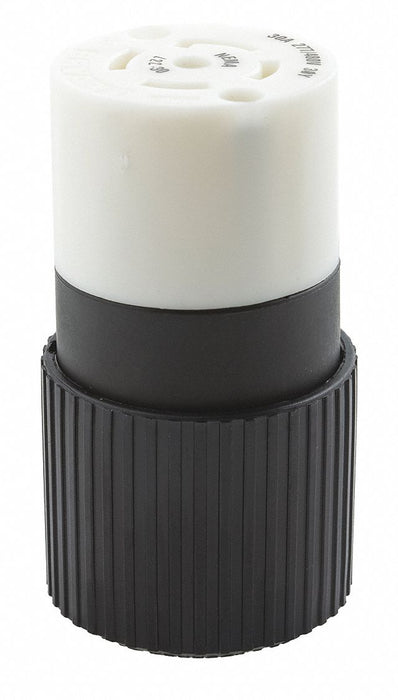 Locking Connector Black/White 347/600VAC