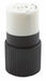 Locking Connector Black/White 347/600VAC