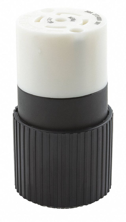 Locking Connector Black/White 347/600VAC