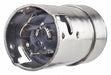 Locking Plug Silver 125VAC 50A