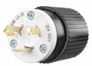 Locking Plug Black/Wht 250VAC 2.0 HP 20A