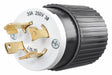 Locking Plug Black/Wht 250VAC 3.0 HP 30A