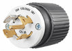 Locking Plug Black/Wht 120/208VAC 3.0 HP