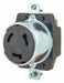 Locking Receptacle Blk 600VAC/250VDC 50A