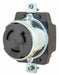 Locking Receptacle Black 600VAC/250VDC