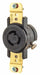 Locking Receptacle Black 277VAC 2 HP 15A