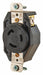 Locking Receptacle Black 125VAC 1 HP 20A