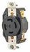 Locking Receptacle Black 125/250VAC 30A