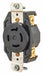 Locking Receptacle Black 480VAC 5 HP 20A