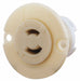 Locking Flanged Receptacle 125VAC Nylon
